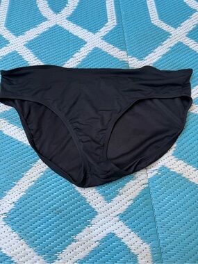 Anne Cole Collection Size Large Classic Black Women's Swim Bottoms